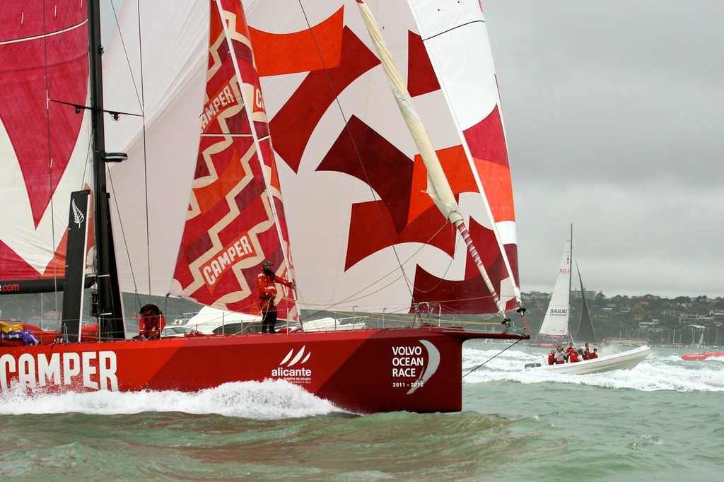 Volvo Ocean Race, Leg 4 Finish - Camper © Richard Gladwell www.photosport.co.nz